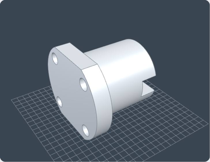 Drive dog, 3D view from Benchsmith